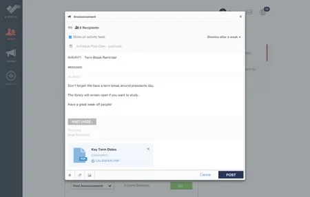 Administrator Communications